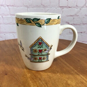 Thompson Pottery Birdhouse Mug
